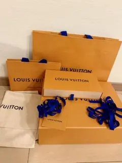 LOUIS VUITTON ショップ袋 箱 リボン セット - メルカリ