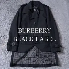 限定/極美品】バーバリー 羊革トレンチ L シルバーバックル チン