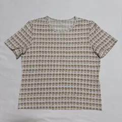ピッコーネ　半袖 Tシャツ 総柄 ベージュ レディース　PICONE ３８のサムネイル