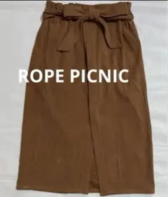 ROPE PICNIC リボン付き タイトスカート