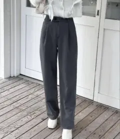 ~大幅値下げ中❗️~ ハイウエスト　ワイドレッグ スラックス