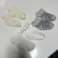 フリル靴下　9-14cm 女の子　3点セット