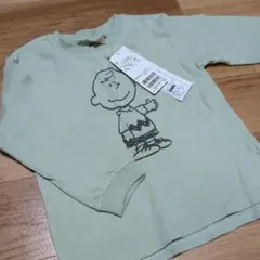 新品　プティマイン☆チャーリーブラウン　ロンＴ