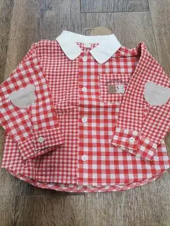 アプレレクール　tinybearシャツ80cm