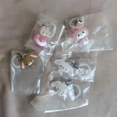 サンリオキャラクターズ ゆるっとめじるしアクセサリー（5つセット）