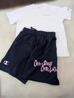 チャンピオン バスケ パンツ Tシャツ 上下 セット レディースM L バスパン