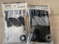 ファミリーマート 千代の富士 ラインソックス 2足セット 25-28cm