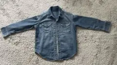 値引きセール　120センチ　男女兼用　デニムシャツ　GAP