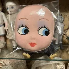 ビンテージ　ドール　布顔　大　とタイツ人形のセット