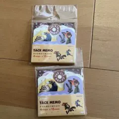 ディズニー　ズートピア　付箋　メモ帳　ディズニー付箋　2組セット