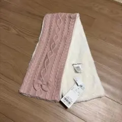 エニィファム　マフラー　ピンク色