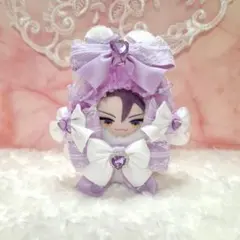 限定セール⭐にじぱぺっと ぬい服 きぐるみ 10cm　うさぎ　ライトパープル