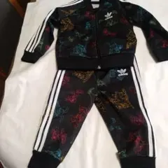 adidas ディズニー 上下80サイズ 黒