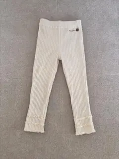 キムラタン Biguette Club リブ編みフリルパンツ 100cm