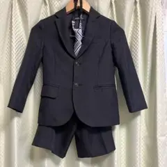 フォーマル男の子　BACK&FORTH 黒スーツセット 120Cm