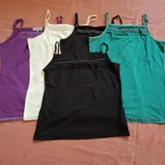 キャミソール　５点セット