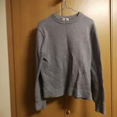 Uniqlo U グレー クルーネック ニット Sサイズ