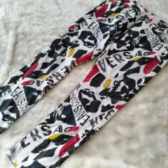 グラフィックプリントデニム ゴルフパンツ ゴルフウェア 40インチ