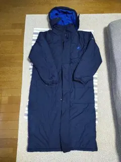 美品　数回のみ使用　ルーセント　ベンチコート ネイビーL 　肩にローマ字名前有り