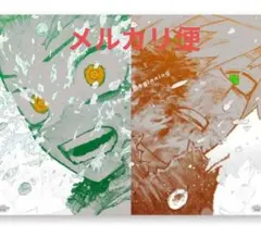 ヒロアカ 原画展 Beginning A2アートポスター 緑谷出久 爆豪勝己 ①