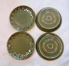 【新品】ジェンガラ 食器 丸皿 小皿 フランジパニ バリ島のサムネイル