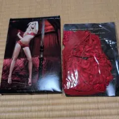 レッド ランジェリーセット Tバック ワンサイズ