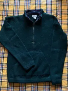 ハーフジップニット