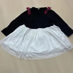 aprèsles cours の長袖ワンピース　90センチ