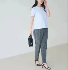 ucoca イージーテッククルーネックTシャツ　ライトブルー　M