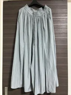 ゴム ワイドパンツ