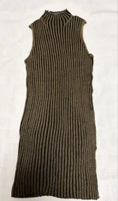 値下、美品】 90年代 PLEATS PLEASE ハイネック長袖モスグリーン