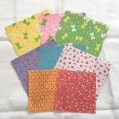 レトロ 昭和 折り紙 花 リボン