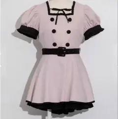 pium ピウム フリルドーリーセットアップ ピンク (上のみ)
