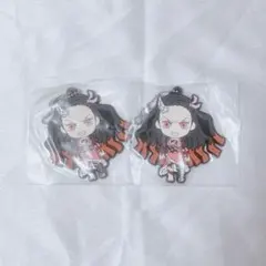 鬼滅の刃 一番くじ 竈門禰豆子 ラバーマスコット2点