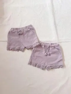 petit main ショートパンツ 姉妹セット