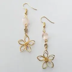 №616·フラワーピアス
