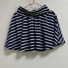 Kids キュロットスカート ネイビー