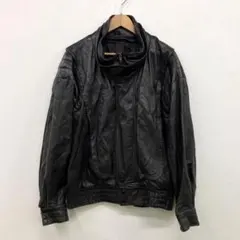 80s ダブルカラーシープレザージャケット ライダース VINTAGE ギミック