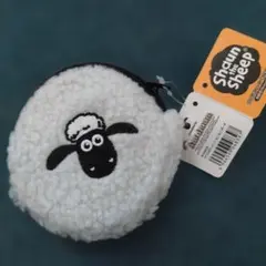 ひつじのショーンのもこもこポーチ(小銭入れ)