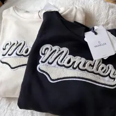 大人OK! キッズMoncler ロゴスウェットパーカー 152cm相当 12A