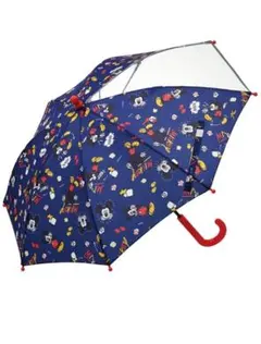 ミッキーマウス 長傘 ネイビー　40㎝　①