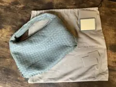 BOTTEGA VENETA ホーボーイントレチャートレザーワンショルダーバッグ