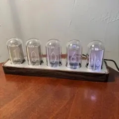 ニキシー管時計 IN-2 4球 完成品　アクリルケース IN-14 GPS付きニキシー管時計 Ver.2 | nixie base （by MM-works ）