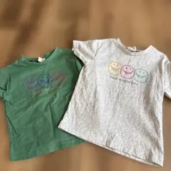 スマイリーフェイスTシャツ　ブリーズ　90 100 兄弟