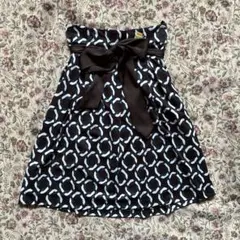 UNTITLEDフレアスカート Mサイズ 茶白模様