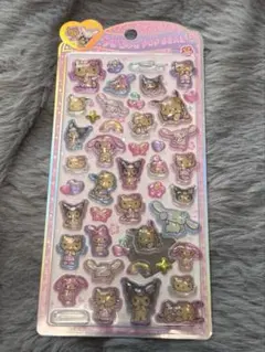 正規品　サンリオキャラクターズ　日焼け　うるちゅるポップシール　キティ　クロミ