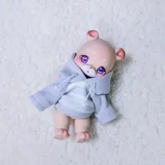 【kumukuku pukoサイズ】フーディ　グレー
