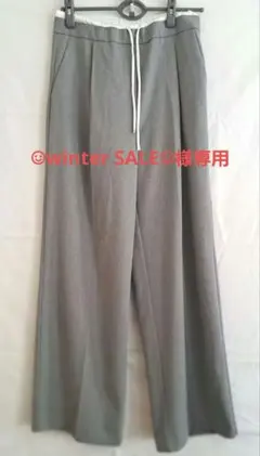 ZARA グレー ワイドパンツ Sサイズ