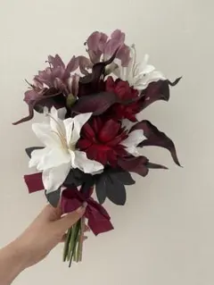 【おまけ有】造花　ブーケ　ハンドメイド　和装
