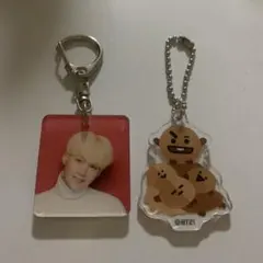 BTS 公式　ユンギ suga 渋谷１０９限定　クリスマス　キーリング おまけ付